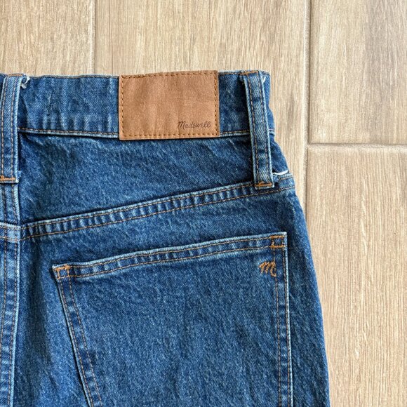 Madewell Perfect Vintage Jean Women's 26 Blue Haight Dark Wash Denim Boho Casual - Picture 7 of 11